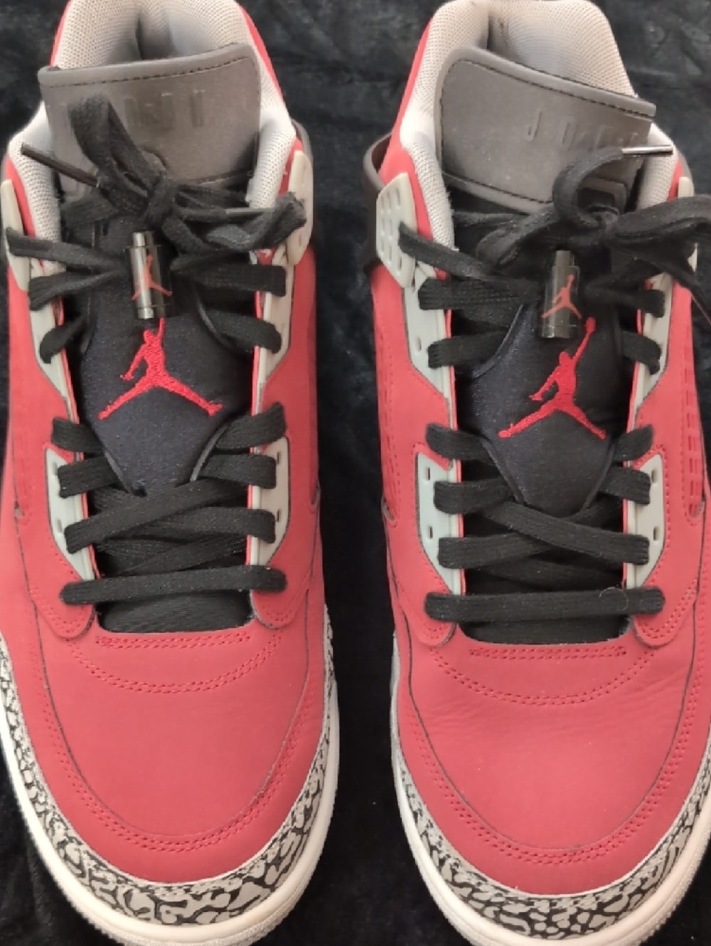 Jordan Men's Red Black White Retro Sneakers Spizike - Picture 4 of 5